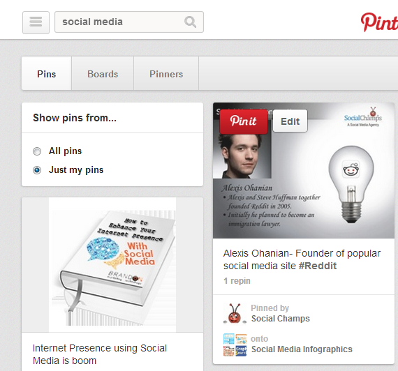 search pinterest by image