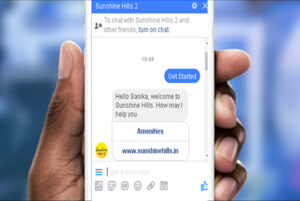 Facebook Chat bot messenger for real estate