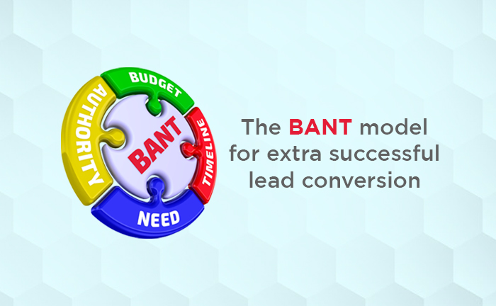 BANT model for qualifying leads