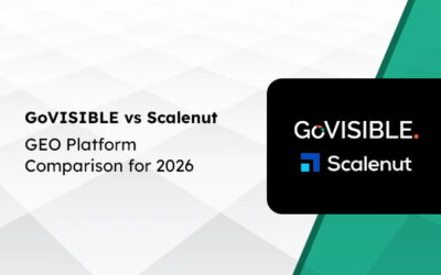 GoVISIBLE vs Scalenut: GEO Platform Comparison for 2026